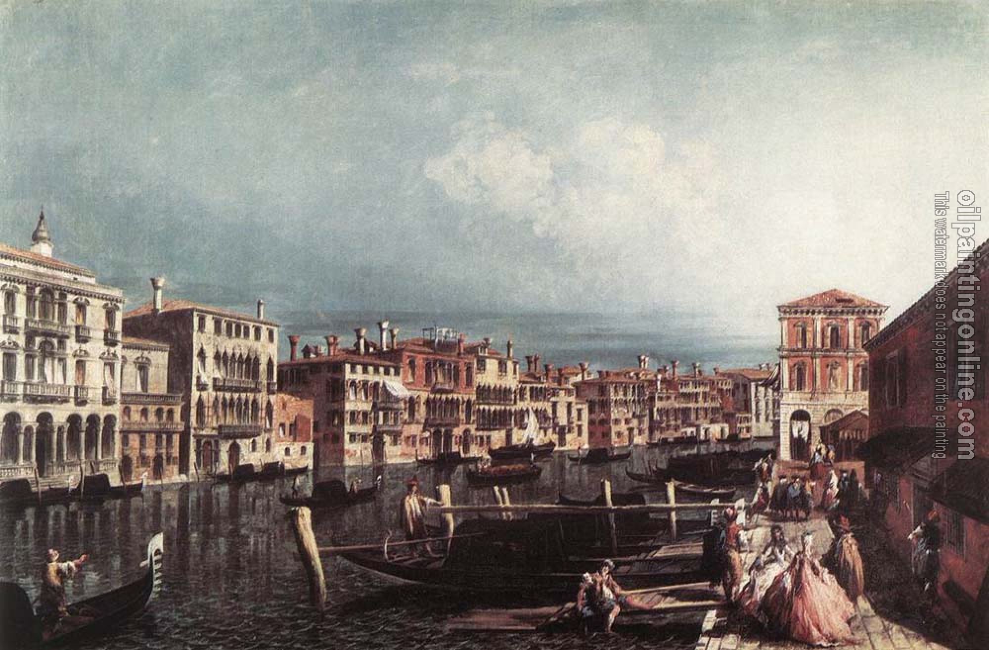 Michele Marieschi - The Grand Canal at San Geremia